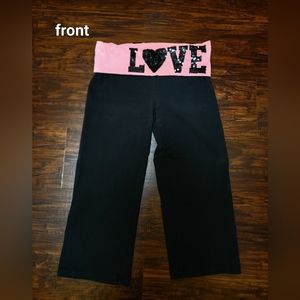 LOVE PINK Cropped Yoga Pants
